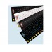 Наклейка на клавіатуру SampleZone непрозора чорна, біло-синя (SZ-BK-BS)