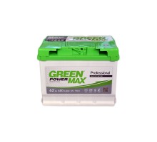 Акумулятор автомобільний GREEN POWER MAX 62Ah Ев (-/+) (600EN) (22373)