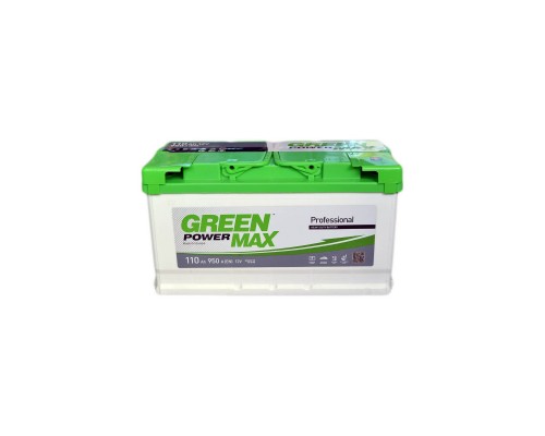 Акумулятор автомобільний GREEN POWER MAX 110Ah Ев (-/+) (950EN) (22370)