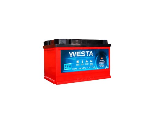 Акумулятор автомобільний Westa 6CT-110 А (0) RED EFB