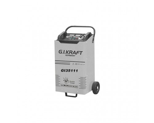 Зарядний пристрій для автомобільного акумулятора G.I.KRAFT пускозарядне 12/24V, 335A, 220V (GI35111)