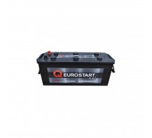 Акумулятор автомобільний EUROSTART Truck EFB 240Ah збоку (+/-) (740002150)