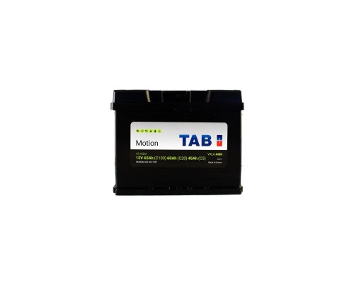 Акумулятор автомобільний TAB 65 Ah/60 Ah/45 Ah 12V 12V TAB Motion AGM (172 060)