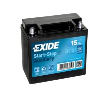 Акумулятор автомобільний EXIDE START STOP AUXILIARY 15Ah (+/-) (200EN) (EK151)