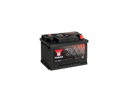 Акумулятор автомобільний Yuasa 12V 60Ah SMF Battery (YBX3075)