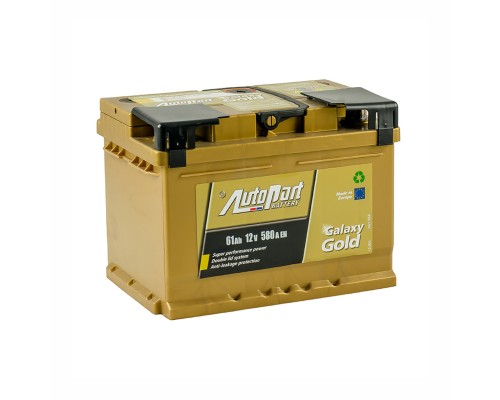 Акумулятор автомобільний AutoPart 61 Ah/12V Galaxy Gold Ca-Ca (ARL060-GG0)
