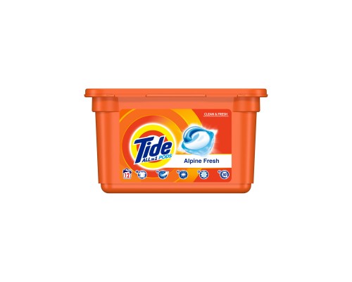 Капсули для прання Tide Все-в-1 Альпійська свіжість 12 шт. (4084500569478/8001090802309)