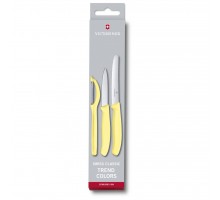 Набір ножів Victorinox SwissClassic Paring Set 3 шт Universal Yellow (6.7116.31L82)