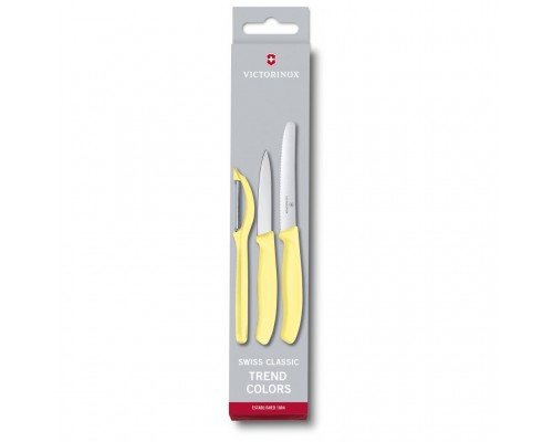 Набір ножів Victorinox SwissClassic Paring Set 3 шт Universal Yellow (6.7116.31L82)