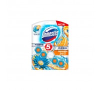 Туалетний блок Domestos Power 5 Лотос та Апельсин 55 г (8717163872321)