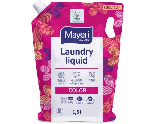 Гель для прання Mayeri для кольорових тканин запаска 1.5 л (4740060004544)