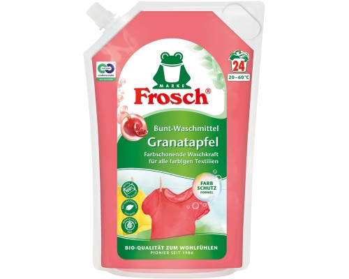 Гель для прання Frosch Гранат 1.8 л (4001499960222)