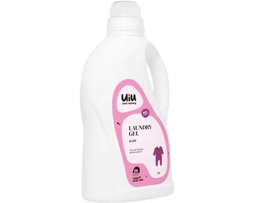 Гель для прання UIU Baby для дитячих речей без аромату 2 л (4820152332981)