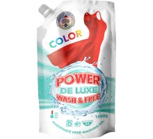 Гель для прання Power De Luxe для кольорових речей 1 кг (4260637720856)