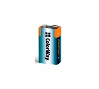 Батарейка ColorWay Крона 6LR61 9V Alkaline Power * 1 (CW-BA6LR61-1BL)