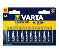 Батарейка Varta AA Varta Longlife Extra * 10 (04106101461)