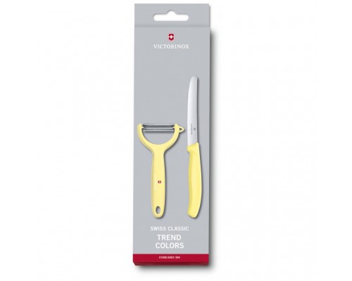 Набір ножів Victorinox SwissClassic Paring Set Tomato and Kiwi Yellow (6.7116.23L82)