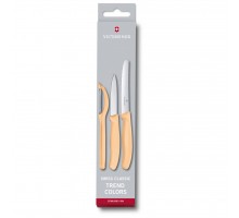 Набір ножів Victorinox SwissClassic Paring Set 3 шт Universal Orange (6.7116.31L92)