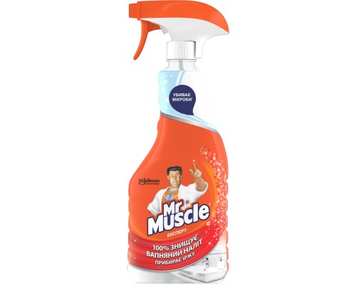 Спрей для чищення ванн Mr Muscle Експерт Знищувач нальоту 500 мл (4823002001099)