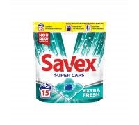 Капсули для прання Savex Super Caps Extra Fresh 15 шт. (3800024046858)