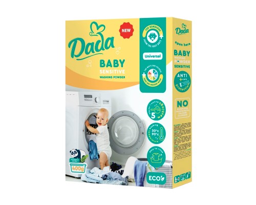 Пральний порошок Dada для прання дитячих речей 400 г (4820174980320)