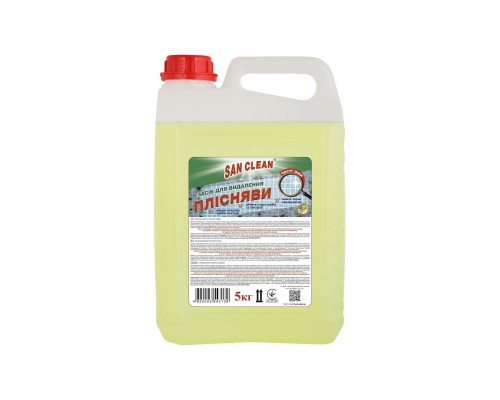 Рідина для чищення ванн San Clean для видалення цвілі 5 кг (4820003543139)