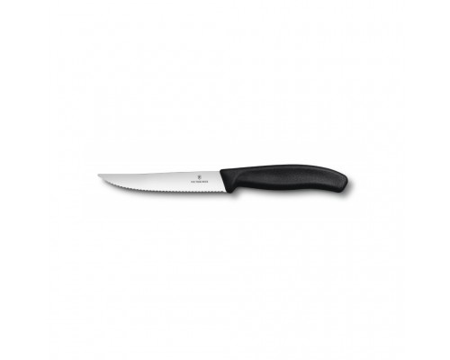 Кухонний ніж Victorinox SwissClassic SteakPizza 12 см Serrated Black (6.7933.12)