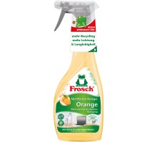 Спрей для чищення ванн Frosch універсальний очищувач для гладких поверхонь Апельсин 500 мл (4001499917349/4001499961540)