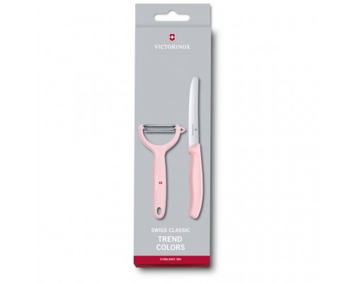 Набір ножів Victorinox SwissClassic Paring Set Tomato and Kiwi Light Pink (6.7116.23L52)