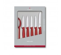 Набір ножів Victorinox SwissClassic Paring Set 6 шт Red (6.7111.6G)