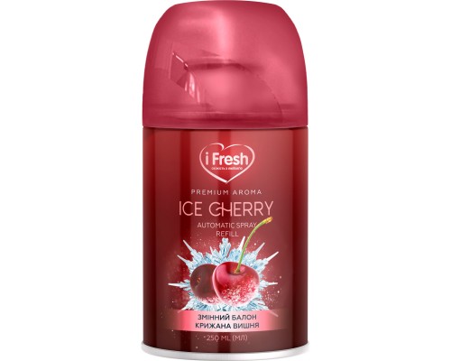 Освіжувач повітря iFresh Premium Aroma Ice Cherry Змінний балон 250 мл (4820268100146)