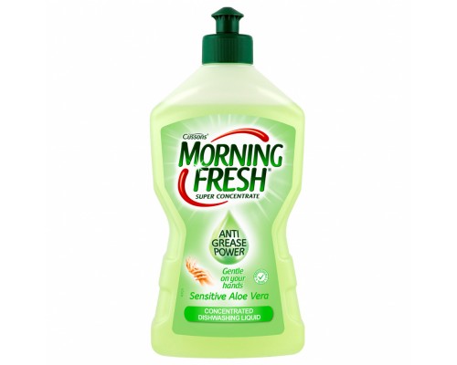 Засіб для ручного миття посуду Morning Fresh Sensitive Aloe Vera 450 мл (5900998022983/5000101509650)