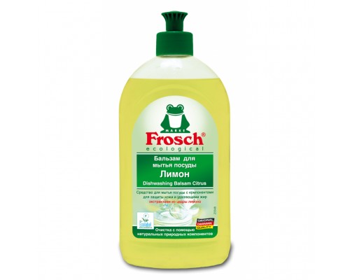 Засіб для ручного миття посуду Frosch Лимон 500 мл (4001499944574)