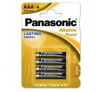 Батарейка Panasonic AAA LR03 Alkaline Power * 4 (LR03REB/4BPR)