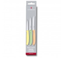 Набір ножів Victorinox SwissClassic Paring Set 3 шт Light Yellow, Green, Orange (6.7116.34L2)