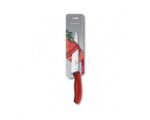 Кухонний ніж Victorinox SwissClassic Carving 19 см Red (6.8001.19B)