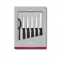 Набір ножів Victorinox SwissClassic Paring Set 6 шт Black (6.7113.6G)