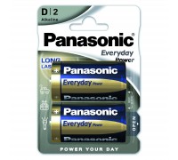 Батарейка Panasonic D LR20 Everyday Power * 2 (LR20REE/2B)