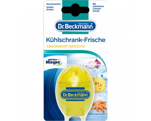 Засіб для чищення холодильника Dr. Beckmann поглинач запаху Лимон 40 г (4008455048314)