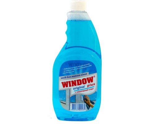Засіб для миття скла Window Plus З нашатирним спиртом запаска 500 мл (4820167000431)