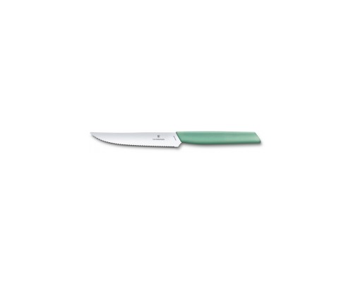 Кухонний ніж Victorinox Swiss Modern SteakPizza 12см Mint (6.9006.12W41)