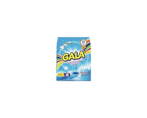 Пральний порошок Gala Автомат Морская свежесть для цветного белья 2 кг (8001090807151)