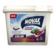 Капсули для прання Novax Color для кольорових тканин 17 шт. (4820260510028)