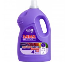Гель для прання Sama Professional для прання кольорових і білих тканин 4 кг (4820020267094)