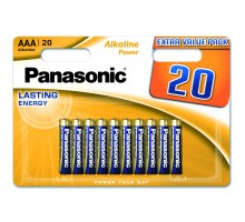 Батарейка Panasonic AAA LR03 Alkaline Power * 20 (LR03REB/20BW)
