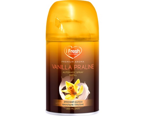 Освіжувач повітря iFresh Premium Aroma Vanilla Praline Змінний балон 250 мл (4820268100139)