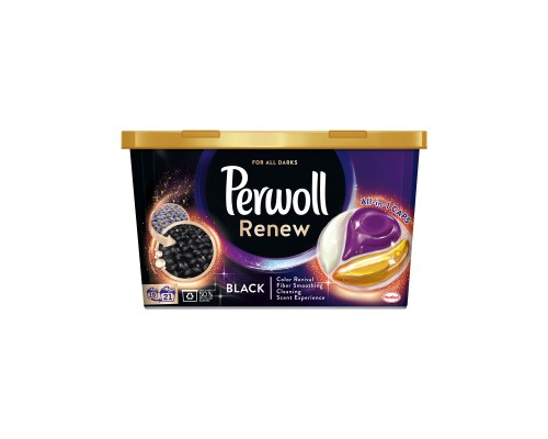 Капсули для прання Perwoll Renew Black для темних та чорних речей 21 шт. (9000101573992)