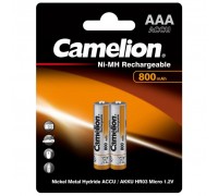 Акумулятор Camelion AAA 800mAh Ni-MH * 2 R03-2BL (NH-AAA800BP2)