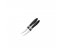 Набір ножів Tramontina COR & COR для томатов 2шт 76 мм Black (23462/203)