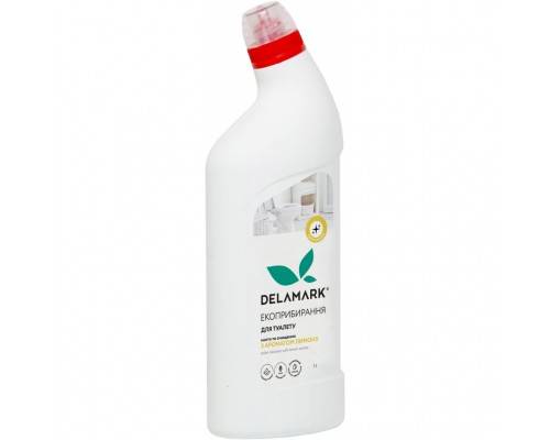 Засіб для чищення унітазу DeLaMark з ароматом лимону 1 л (4820152330765)